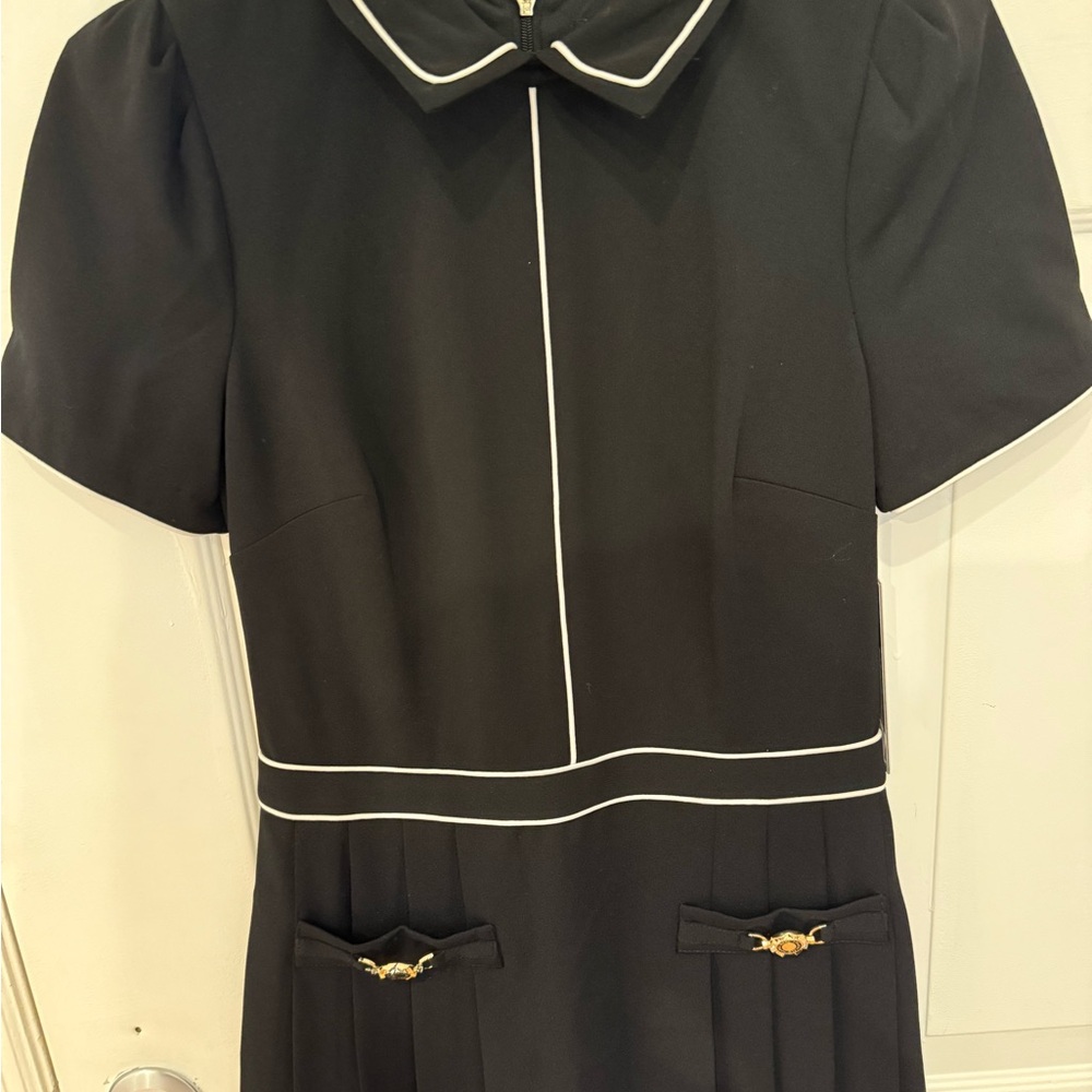 Karl Lagerfeld Black Garment with White Detailing